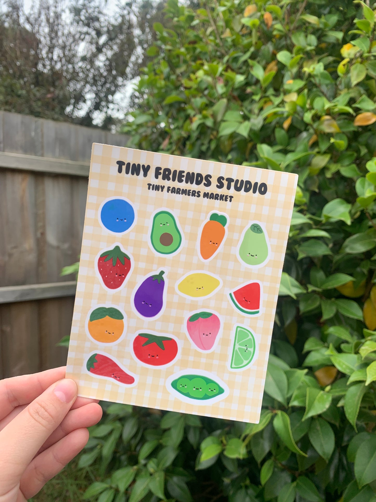 Sticker Sheet - Tiny Farmers Market