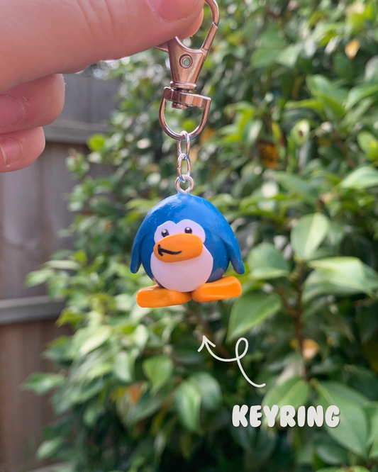 Club Penguin Keychain - Blue