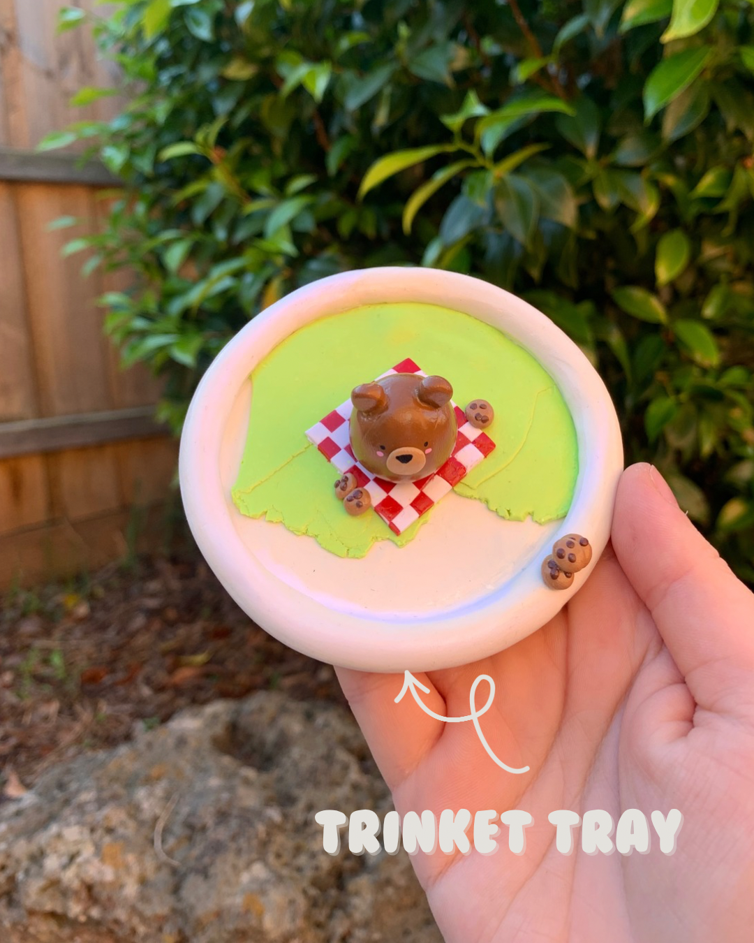 Mini Trinket Tray - Bear