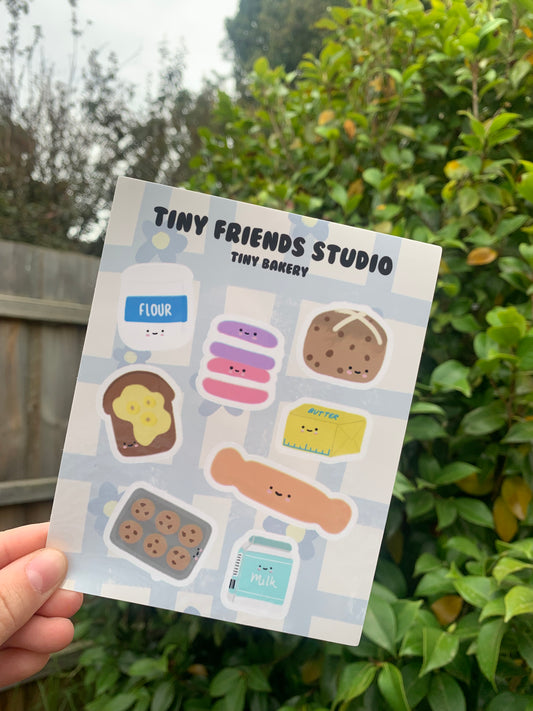 Sticker Sheet - Tiny Bakery