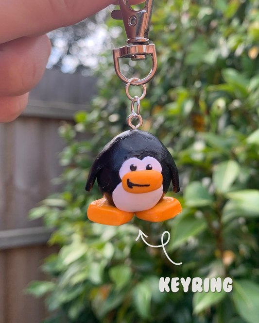 Club Penguin Keychain - Black