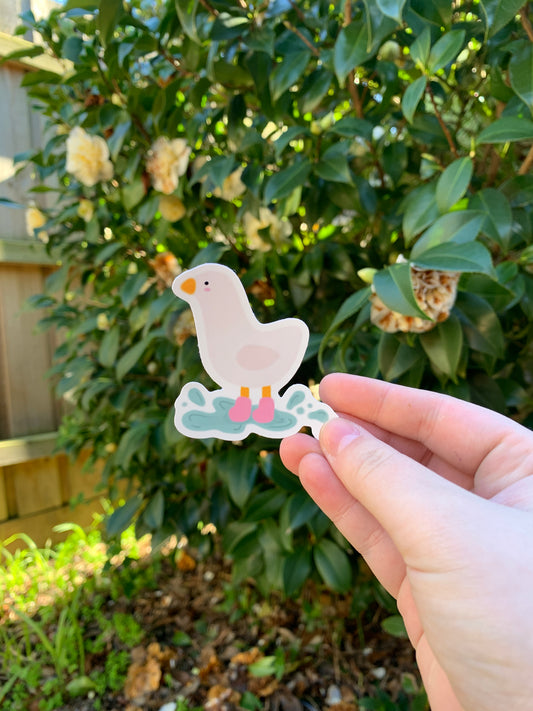 Goose in Boots Stickers (Multiple colours)