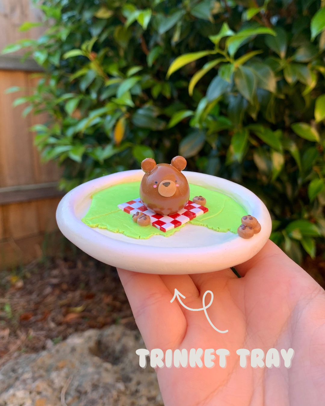 Mini Trinket Tray - Bear
